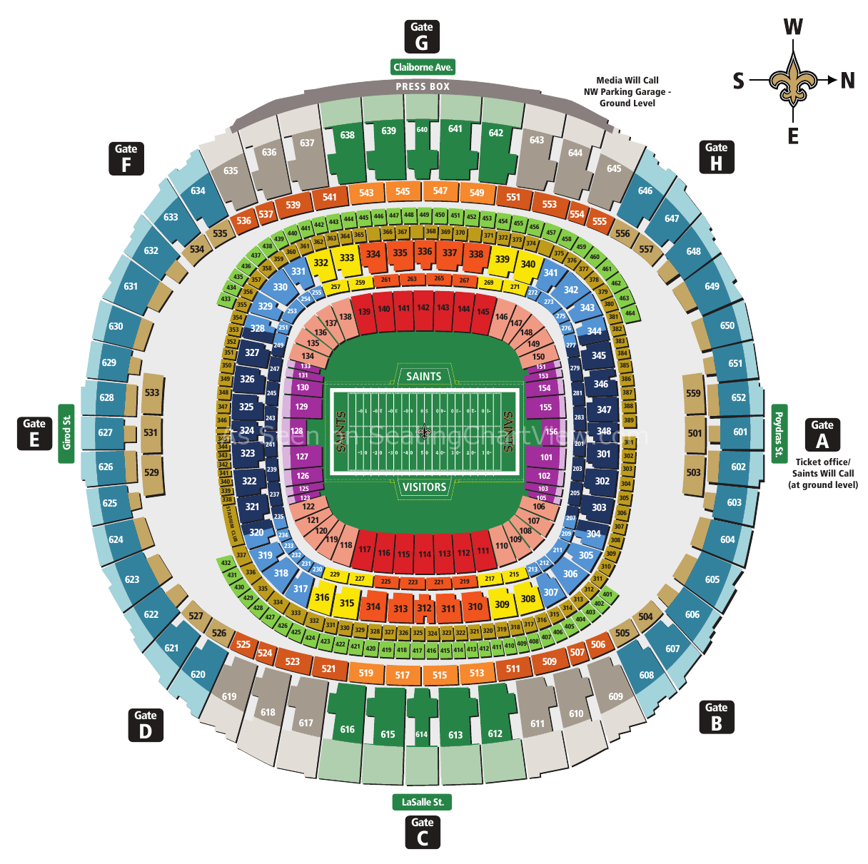 Mercedes Benz Stadium Seating Chart